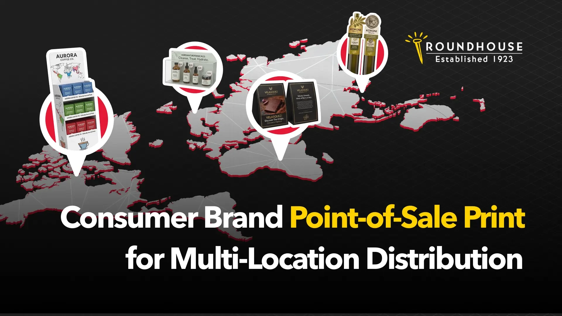 Consumer Brand Point-of-Sale Print for Multi-Location Distribution – blog header by Roundhouse Partners