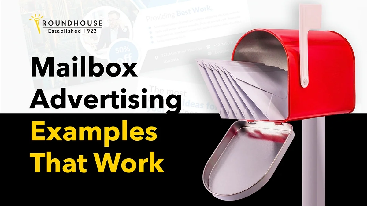 Mailbox Advertising Examples That Work – blog header by Roundhouse Marketing Services