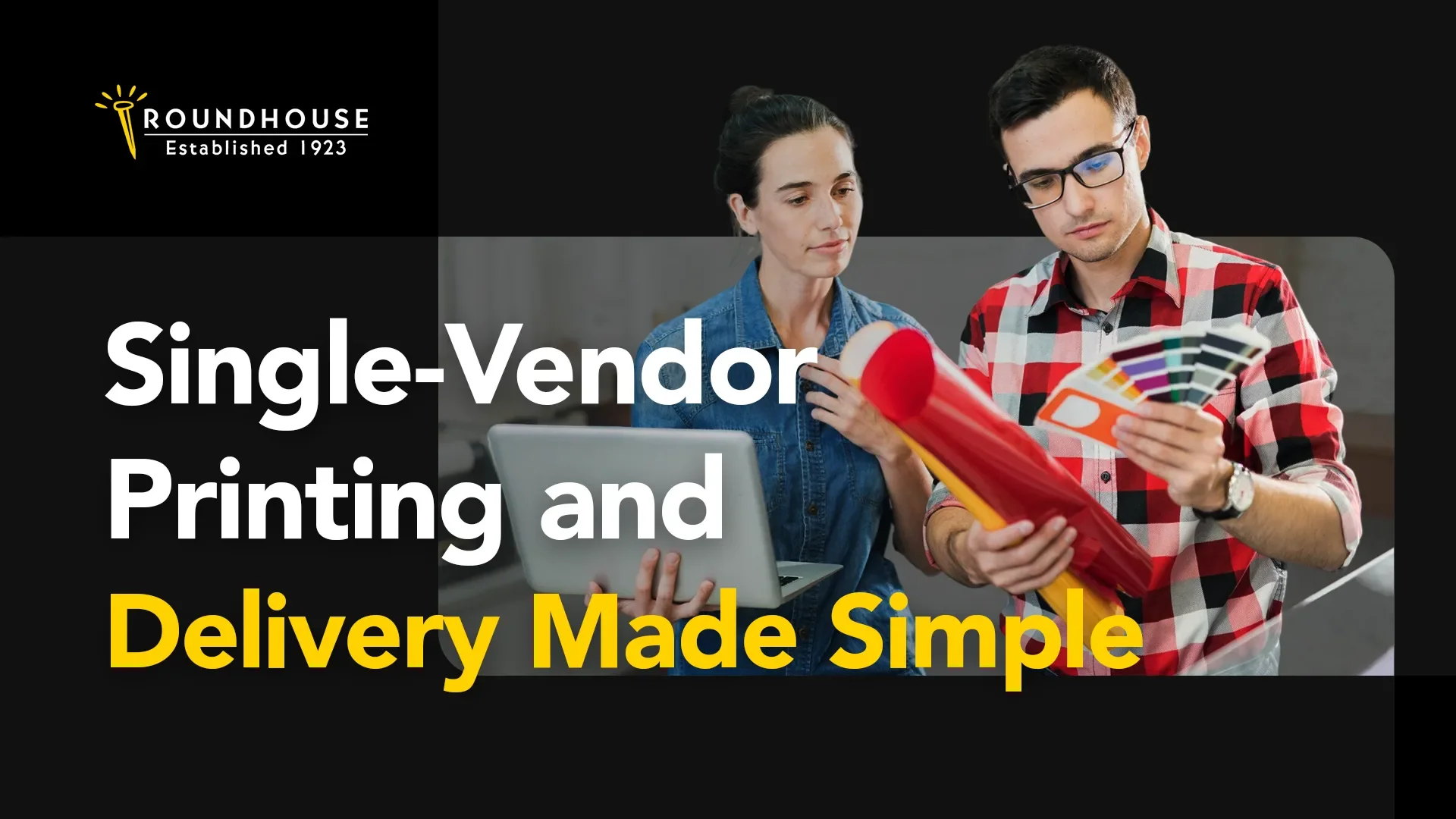 Integrated Printing and Logistics Benefits – blog header by Roundhouse Marketing Services